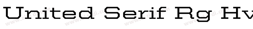 United Serif Rg Hv字体转换